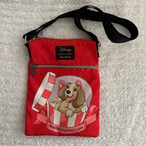Disney Loungefly Lady and the Tramp Crossbody Bag